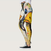 Funny Duck 90s Street Art Graffiti erschüttert Leggings (Links)