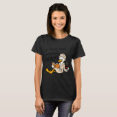 Funny duck alone time safety introvert reading T-Shirt (Vorne ganz)