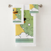 Funny Duck Bad Handtuchhandtuch Set - Custom 3-Pie (Insitu)