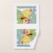Funny Duck Bad Handtuchhandtuch Set - Custom 3-Pie (Handtuch)