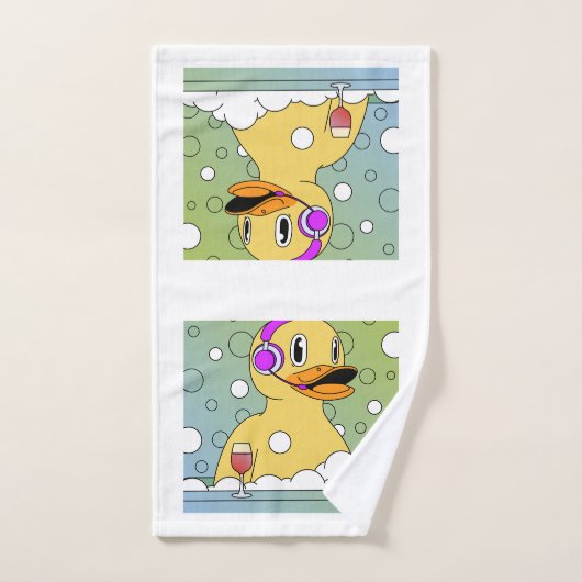Funny Duck Bad Handtuchhandtuch Set - Custom 3-Pie (Handtuch)