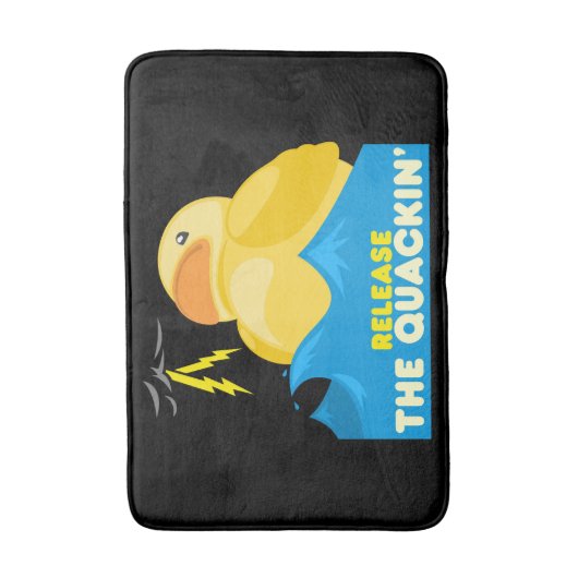 Funny Duck Badematte (Vorderseite Vertikal)