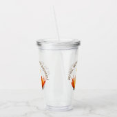 Funny Duck Birthday Acrylic Tumbler Acryltrinkbecher (Links)