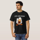 FUNNY DUCK BLACK T-Shirt (Vorne ganz)