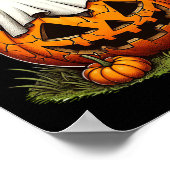 Funny Duck Boo Halloween Ghost Damen Mens Kinder K Poster (Ecke)