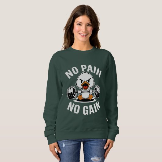 Funny Duck Carton Sweatshirt (Vorne ganz)