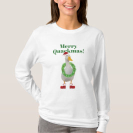 Funny Duck Christmas Merry Weihnachten Weihnachten T-Shirt