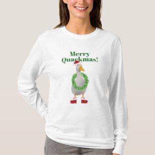 Funny Duck Christmas Merry Weihnachten Weihnachten T-Shirt