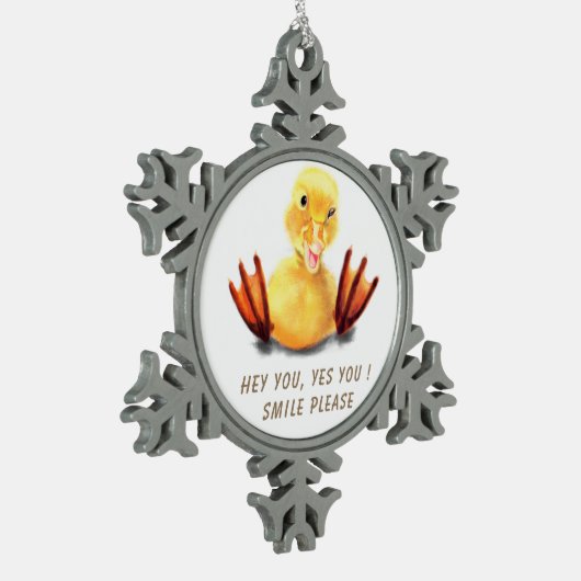 Funny Duck Christmas Ornament (Links)