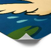 Funny Duck Comic - Going Full Swan Meme Poster (Ecke)