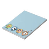 FUNNY DUCK COW PIG UND RABBIT NOTEPAD NOTIZBLOCK (Rotiert)