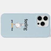 Funny Duck Custom Text Gefühl Producktive Blue Case-Mate iPhone Hülle (Rückseite (Horizontal))