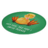 Funny Duck Cutting Board Schneidebrett (Ecke)