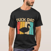 Funny Duck Design für Vater Pater Duck Bauer Hunti T-Shirt (Vorderseite)