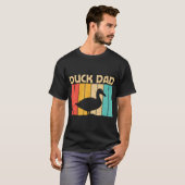 Funny Duck Design für Vater Pater Duck Bauer Hunti T-Shirt (Vorne ganz)