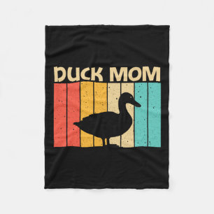 Funny Duck Design Mama Mutter Duck Bauer Hunti Fleecedecke
