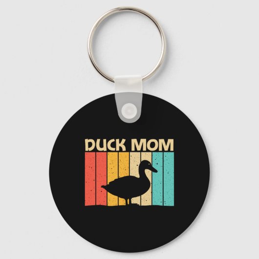 Funny Duck Design Mama Mutter Duck Bauer Hunti Schlüsselanhänger (Vorderseite)
