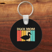 Funny Duck Design Mama Mutter Duck Bauer Hunti Schlüsselanhänger (Vorderseite)