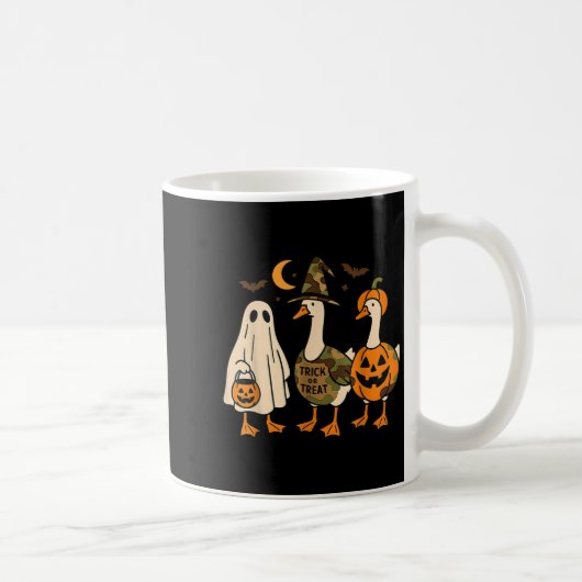 Funny Duck Duck Boo Halloween Costume Duck Kaffeetasse (Rechts)