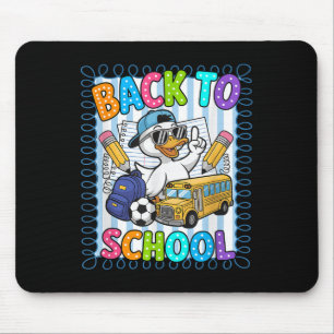 Funny Duck erster Tag zurück zu den Lehrern Jungs Mousepad
