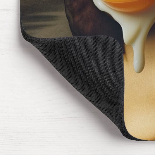 Funny Duck Face Egg Mona Mousepad (Ecke)