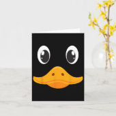 Funny Duck Face Kostüm für Männer Erwachsene Kinde Karte (Gelbe Blume)