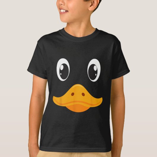 Funny Duck Face Kostüm für Männer Erwachsene Kinde T-Shirt (Vorderseite)