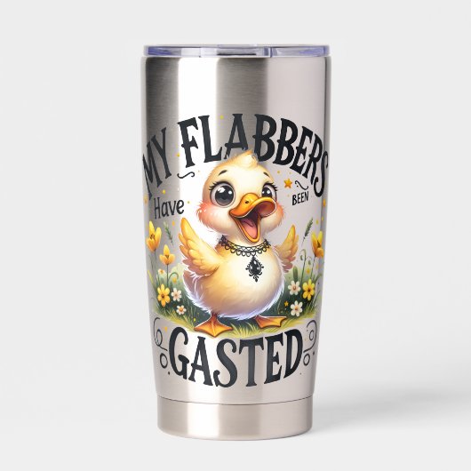 Funny Duck "Flabbergasted" Thermobecher (Vorderseite)