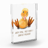 Funny Duck Foto Blockgeschenk - Benutzerdefinierte (Links)