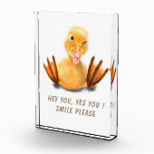 Funny Duck Foto Blockgeschenk - Benutzerdefinierte (Rechts)