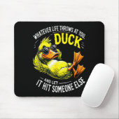 Funny Duck Graphic Tees Men Women Funny Quote Mousepad (Mit Mouse)
