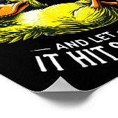 Funny Duck Graphic Tees Men Women Funny Quote Poster (Ecke)