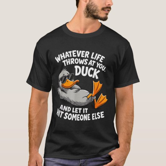 Funny Duck Graphic Tees Men Women Teens Funny Quot (Vorderseite)
