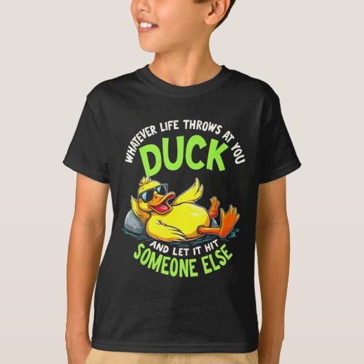 Funny Duck Graphic Tees Men Women Teens Funny Quot (Vorderseite)