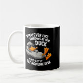 Funny Duck Graphic Tees Men Women Teens Funny Quot Kaffeetasse (Links)