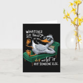 Funny Duck Graphic Tees Men Women Teens Funny Quot Karte (Gelbe Blume)