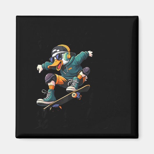 Funny Duck Graphic Tees Men Women Teens Funny Quot Magnet (Vorne)