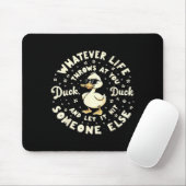 Funny Duck Graphic Tees Men Women Teens Funny Quot Mousepad (Mit Mouse)