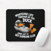 Funny Duck Graphic Tees Men Women Teens Funny Quot Mousepad (Mit Mouse)