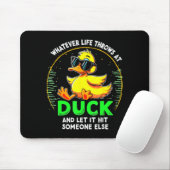 Funny Duck Graphic Tees Men Women Teens Funny Quot Mousepad (Mit Mouse)