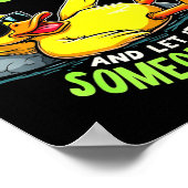 Funny Duck Graphic Tees Men Women Teens Funny Quot Poster (Ecke)