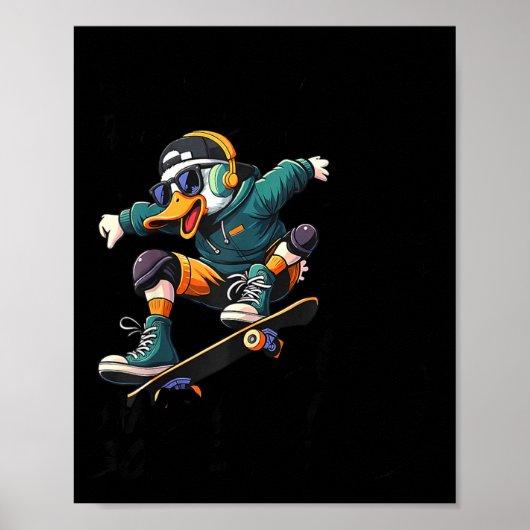 Funny Duck Graphic Tees Men Women Teens Funny Quot Poster (Vorne)