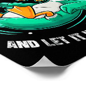 Funny Duck Graphic Tees Men Women Teens Funny Quot Poster (Ecke)