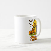 Funny Duck Halloween Kostüm - Quack I Gemein Boo Q Kaffeetasse (VorderseiteRechts)