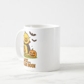 Funny Duck Halloween Kostüm - Quack I Gemein Boo Q Kaffeetasse (Vorderseite Links)