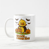 Funny Duck Halloween Kostüm - Quack I Gemein Boo Q Kaffeetasse (Links)