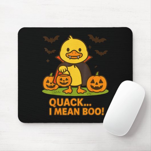 Funny Duck Halloween Kostüm - Quack I Gemein Boo Q Mousepad (Mit Mouse)