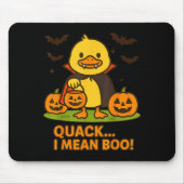 Funny Duck Halloween Kostüm - Quack I Gemein Boo Q Mousepad (Vorne)