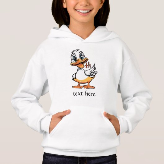 Funny Duck Hoodie (Vorderseite)