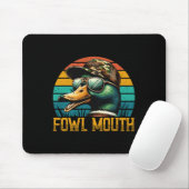 Funny Duck Hunter Shirt Fowl Mouth Duck Jagd Go Mousepad (Mit Mouse)